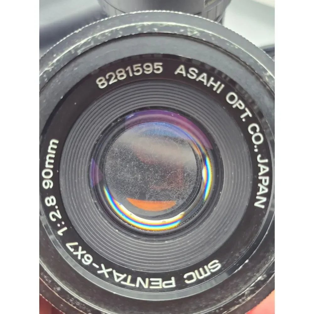 Asahi SMC Pentax 6x7 1:2.8 90mm Camera Lens In Fair condition -no caps